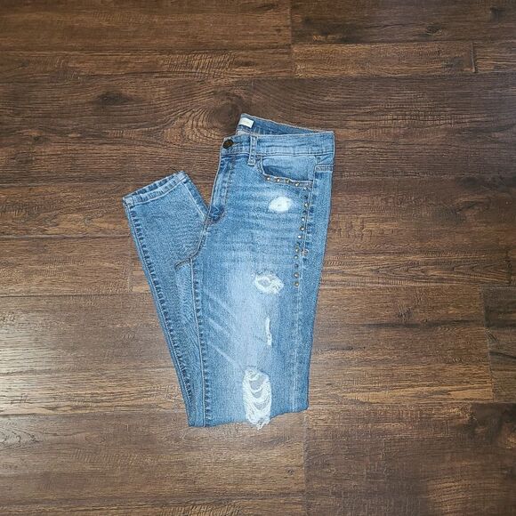 Mudd High Rise Skinny Jeans Size 7 - Picture 9 of 9